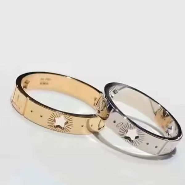 Мужские кольца кольца Дизайнерский кольцо для женщины модно популярное 18 -километровое золото.
