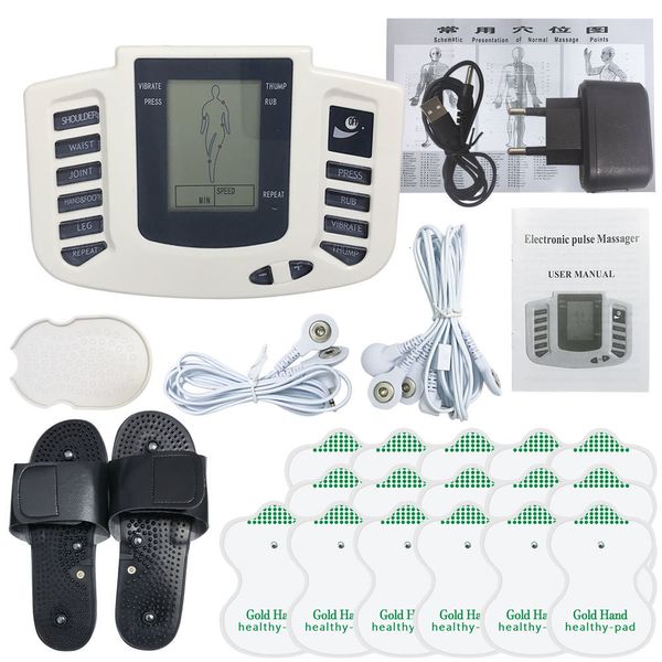 Другие массажные элементы Tens Electrode Pads Электрический мышечный стимулятор Massager для ноги для ноги Masajeador Sauna Electrostimulator 230729
