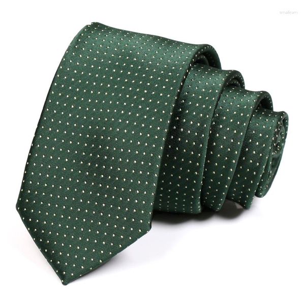 Fliegen 2023 Männer 6 cm Grüne Krawatte Hohe Qualität Business Anzug Arbeit Hals Für Mode Formale Krawatte Männlich Schlank mit Geschenkbox
