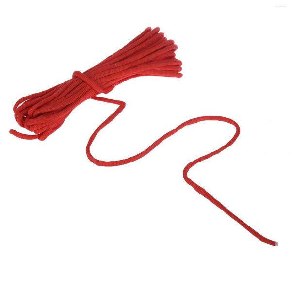 Telescopio Paracord 550 Paracadute Corda 7 Nucleo Filo Per Arrampicata Campeggio Fibbia Rosso 25FT