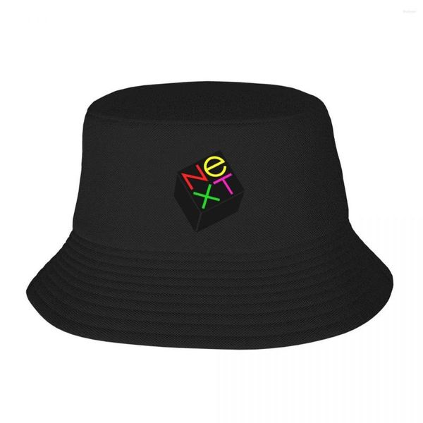 Berets NextStep Next Cube логотип наклейка на ведра шляпа косплей Trucker Sun Cap Sunhat Мужские женские