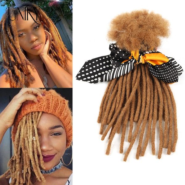 Haarmassen 0 4 0 6 cm Dicke 27 Honigblond 100 echte menschliche Dreadlock-Loc-Extensions für Männer Frauen können gefärbt, gebleicht, gelockt 230728 werden