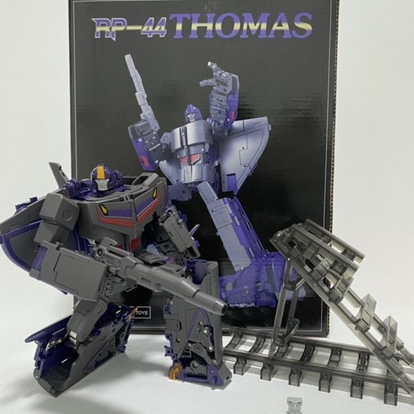 Brinquedos de transformação Robots Transforming Toy G1 RP44 RP 44 Astrotrain MP Scale Three Warrior KO FT44 Vem com caixa 230728