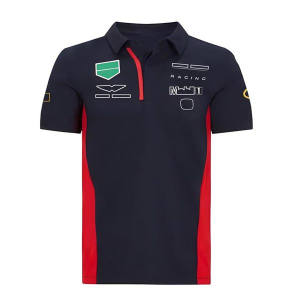 F1 Team Racing Poloshirt Polyester Schnelltrocknendes Auto-Revers-T-Shirt Gleicher Stil Individualisierung320N