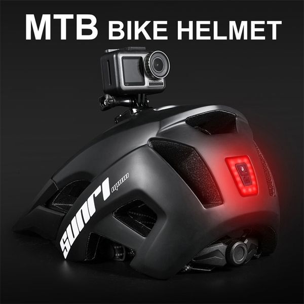 Bisiklet kaskları Boler MTB Yol Bisiklet Yokuş aşağı kask LED Işıklar Kamera Tutucu Açık Hava Spor Binicilik Bisikleti MAN 230728