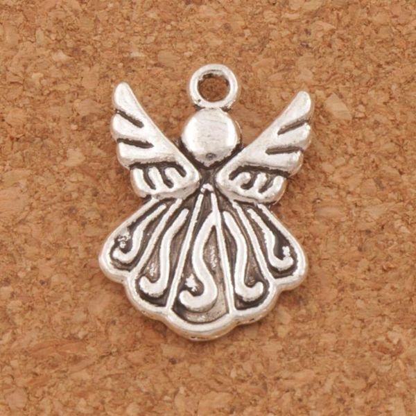 Flying Angel Wing Charms Colgantes 120pcs / lot 21 5x15 4mm Plata antigua L216 Hallazgos de joyería Componentes290Q