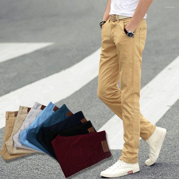 Pantaloni da uomo Casual Cargo Man Pantaloni lunghi slim fit per uomo Cotone Harajuku Saldi Poliestere Baggy Pocket Classic Tren