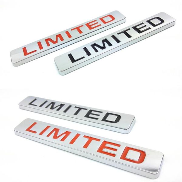 3D Metal LIMITED Car Emblem Badge Adesivi per Honda Hunydai Trunk Hood Paraurti SUV Tail Decals254U