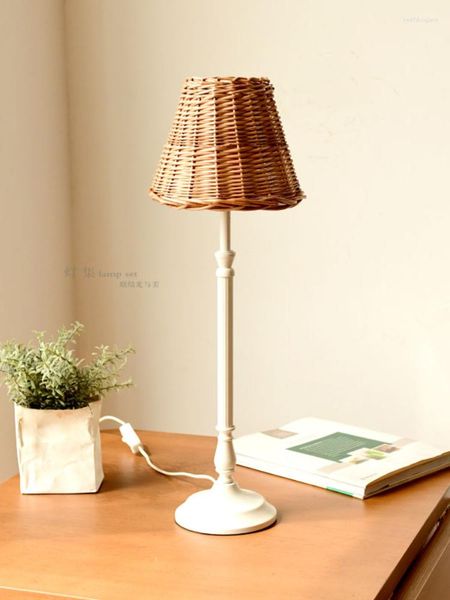 Настольные лампы лампы ретро натуральный ностальгический французский северный японский стиль