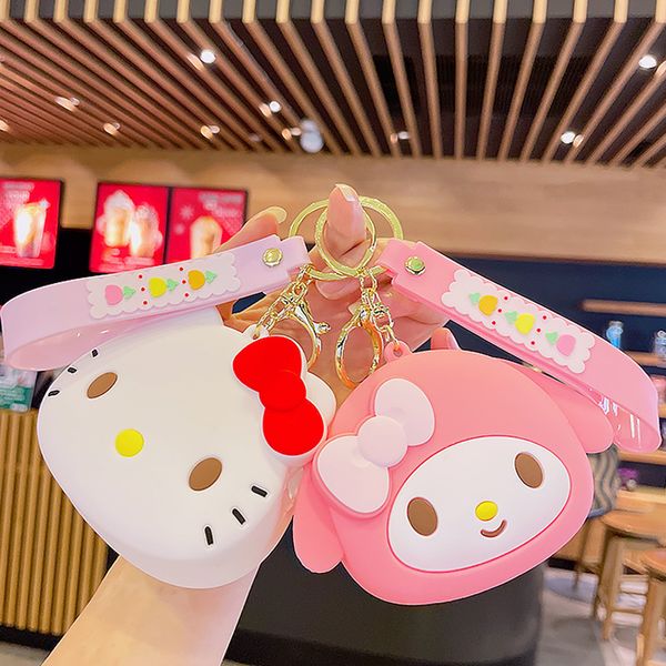 Ins in kawaii silicon the Wallet Bechain Jewelry Jewelry School School Backpack Ornament Hanger Kids Toy Gifts