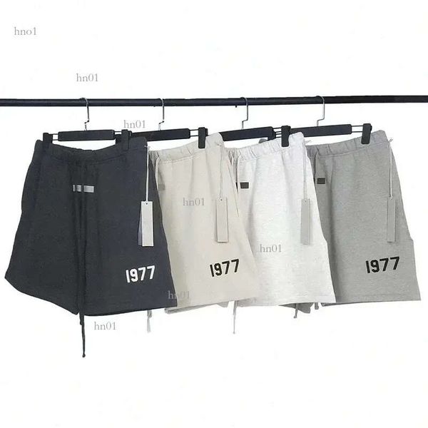 Mens Essentail 1977 Shorts Letter Printed Pants Casual Fashion Summer Men Essen for Masculino Streetwear Roupas Esportivas Soltasky S8