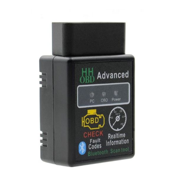 Ferramentas de digitalização de leitores de código ATDIAG ELM327 OBD2 Reader para ferramenta de sistema de instrumento de carro Bluetooth Interface Scanner265S