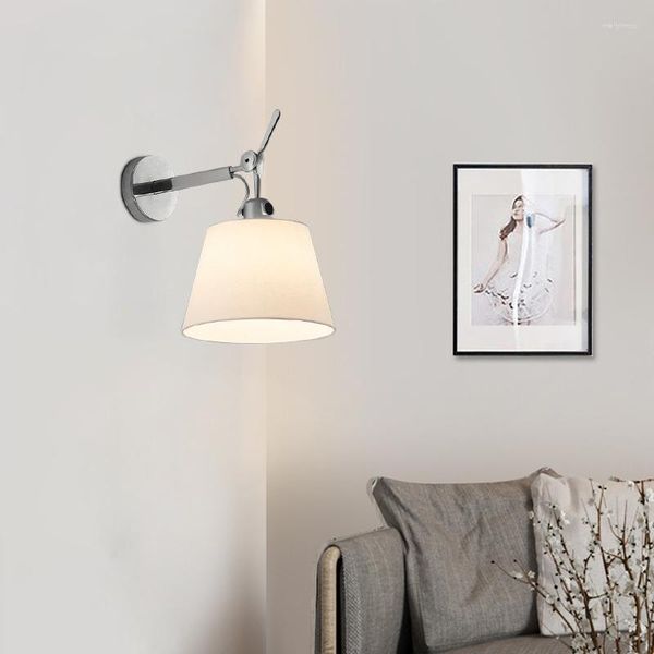 Wandlampen Moderne Kristallglaslampe Schlafzimmerbeleuchtung Dekoration Etagenbett Schwanenhals Leselampe montiert