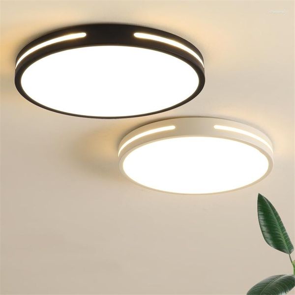 Candeeiros de teto Moderno LED circular nórdico Sala de estar Banheiro Lâmpada de superfície Interior Varanda Corredor Cozinha Luminárias