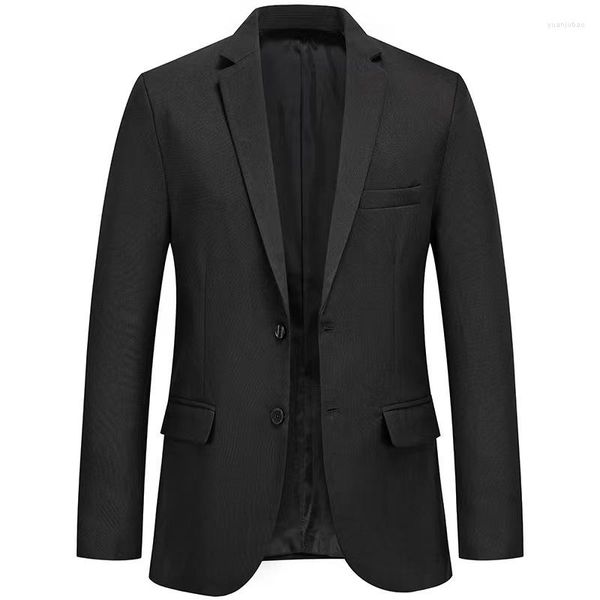 Erkek Ceket Moda Yüksek Kaliteli İş Ceket Erkek Gündelik Düğün Damat Smokin Blazer İnce Fit Tek Düğmeleri Astar Takımları Ceket