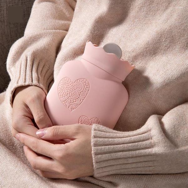 Wasserflaschen Silikon-Flaschenfüllung Handwärmer Praktischer Bauchwärmerbeutel Mikrowellenheizung
