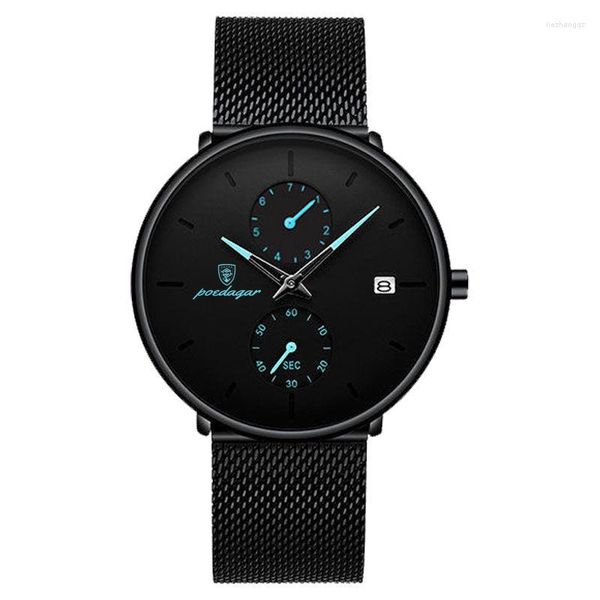 Нарученные часы Poedagar Ultra Thin Watch Мужчины