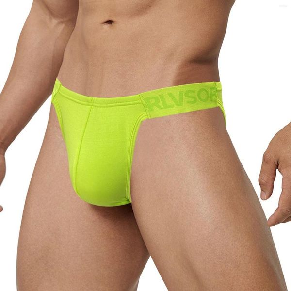 Cuecas Sexy Masculinas Cuecas Confortáveis Gay Cor Sólida Respiráveis Masculino Cintura Baixa U Convexo Penis Bolsa Cueca