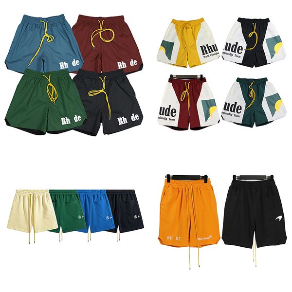 Designer-Shorts, Rh-Shorts, Sommermode, Strandhosen, Herren, hochwertige Streetwear, rot, blau, schwarz, lila, Hosen für Herren, kurze US-Größe: S-XL 12