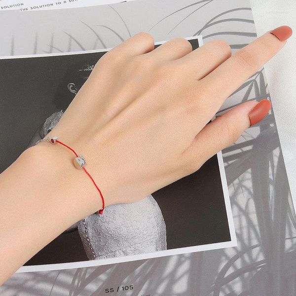 Charm Armbänder DAVINI Sternzeichen Kuh Charms Armband Frauen Rot Tier Anhänger Gliederkette Geschenk Handgefertigter Modeschmuck MG372