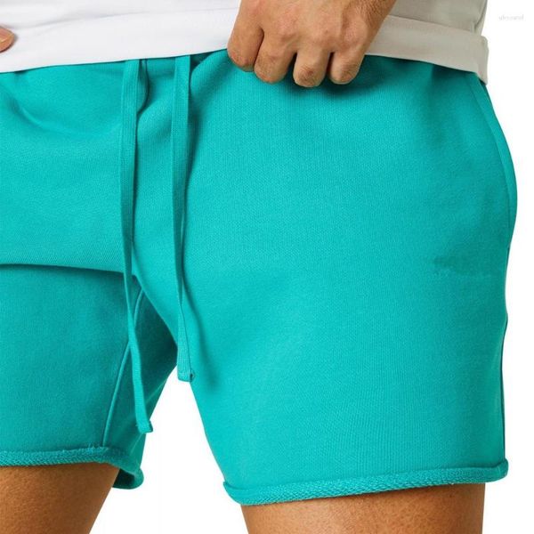 Pantaloncini da uomo Allenamento da uomo Fitness Traspirante Jogger Allenamento Palestre Verde acqua Asciugatura rapida Tempo libero Corsa Squat profondo