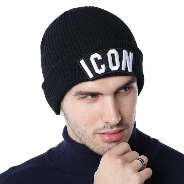 Wintermütze Designer Eimer Wollmütze Big V Strickmütze für Männer und Frauen Hip Hop Paarmodelle Winter Warme Strickmütze Beanie Cap für Kinder Jugendliche Cap