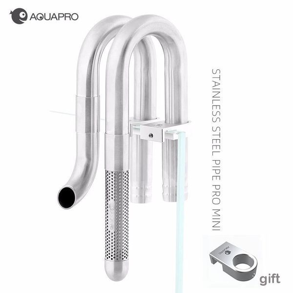 Filtration Heizung Mini Angeln Einlass Auslass Rohr Filter Zubehör Wasser für Aquarium Edelstahl Aquarium Garnelen Schlauch Halter Dekoration 230729