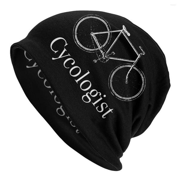 Beralar Sycolog Dağ Bisiklet Bonnet Şapkaları Örgü Sonbahar Kış Dış Mekan Kafataları Beanies Hat Unisex Sıcak Çok Fonksiyon Kapakları
