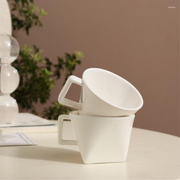 Кружки креативный дизайн треугольник кофе 190 мл керамический водный молоко чай чай