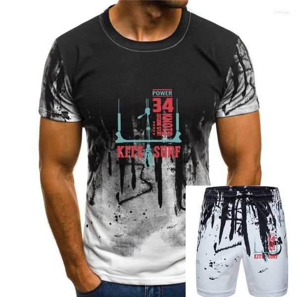 Agasalhos masculinos impressionantes respiráveis camisetas incríveis para homens kitesurf camiseta manga curta o pescoço roupas de grupo