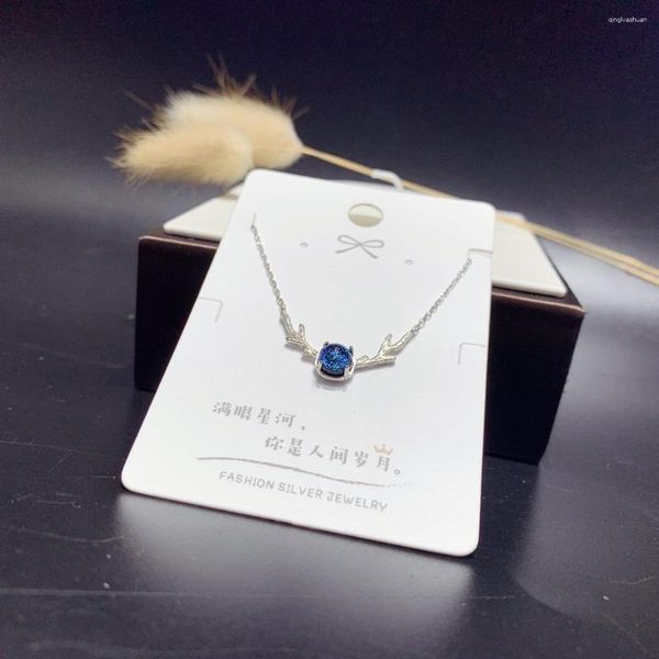 Chaînes S925 Collier En Argent Sterling Pour La Mode Féminine Kpop IG Style Différents Types Colliers Fine Jewelry Cadeau Parfait Anniversaire