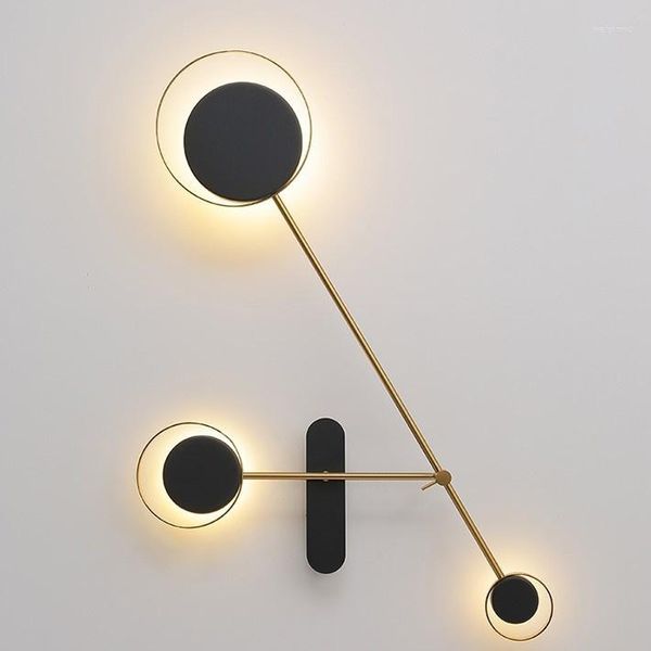Настенные лампы антикварная ванная комната освещение черная сперма современный декор