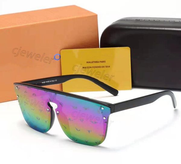 Sonnenbrille Buchstabe V Ljia Sonnenschutz vor UV-Strahlen Hochwertige Designer-Sonnenbrille für Damen Herren Millionaire Luxus-Sternsonnenbrille mit Box