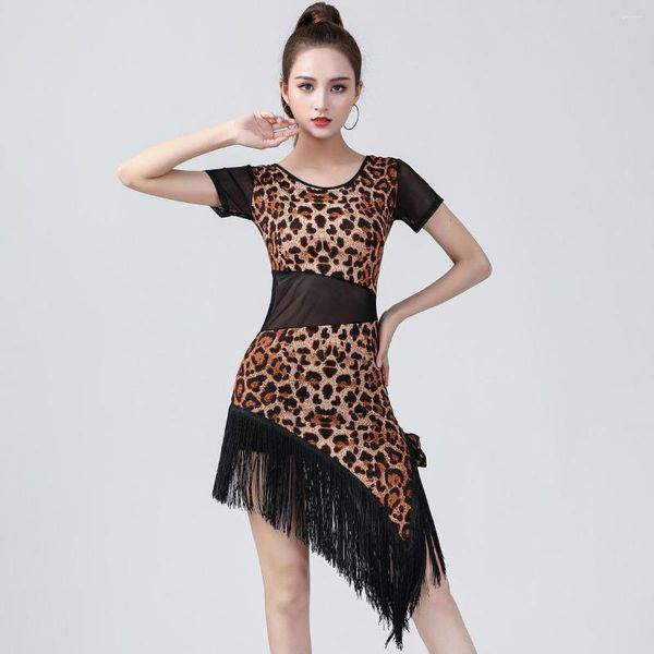 Abbigliamento da palcoscenico Abiti da danza del ventre Abiti da allenamento sexy con leopardo Costume di moda per esibizioni orientali Costume di danza del ventre Jupe 2023