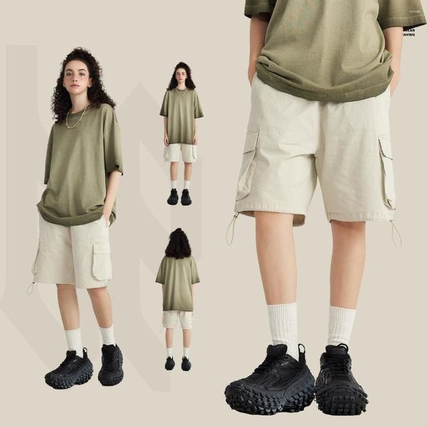 Herren-Shorts, Hiphop-Anführer, Armee, Skateboards, Basketball, Sport, Männer, Baumwolle, übergroß, Vintage, Cargo-Tasche, dünne Spur, Unisex, Pantalones