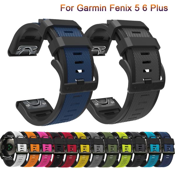 Посмотреть ремешок для Fenix ​​5 Forerunner 935 945 Силиконовый запястье для Garmin Fenix ​​5 Plus для ремня Garmin Fenix ​​6 Watchband Correa 230729