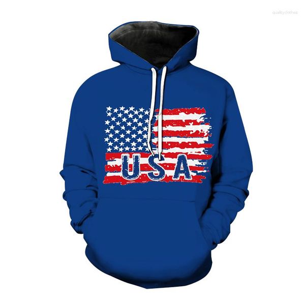 Erkek Hoodies Ulusal Bayrak 3D Baskı UK UK Brezilya Şili Baskı Kapşonlu Sweatshirt Erkek Kadın Moda Hoodie Pullover Hip Hop Giyim