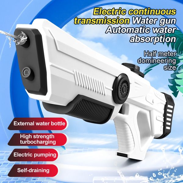 Gun Toys Electric Water Bursts Pistole giocattolo a spruzzo automatiche ad alta pressione ad alta pressione per bambini 230729