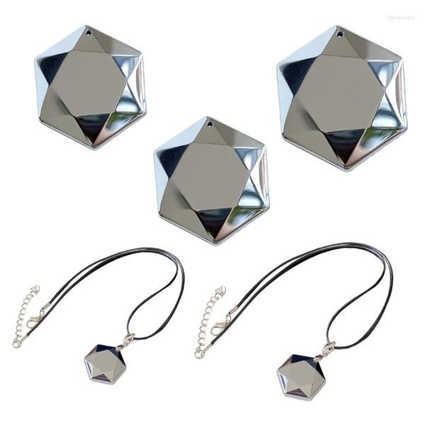 Catene Amuleto Stella Collana con pendente a esagramma Terahertz Energy Choker Protezioni in pietra Fascino per coppie