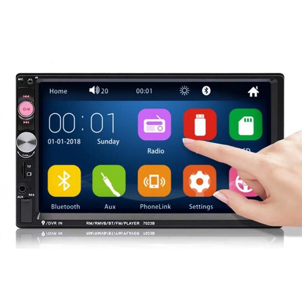 iMars 7023B 7 Zoll 2 DIN Autoradio Radio MP5 Player FM USB AUX HD Bluetooth Touchscreen Unterstützung Rückfahrkamera277a