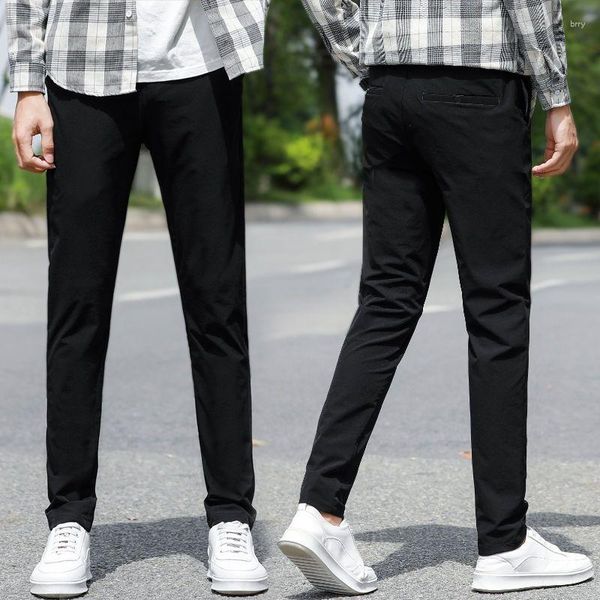 Abiti da uomo Abbigliamento da uomo Abito Pantaloni lunghi Autunno Moda Casual Stile coreano Abbinamento facile Abito sottile Trend Leggings slim Pantaloni C30