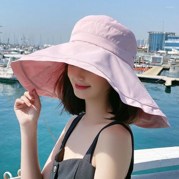 Шляпа шляпы с широкими краями UPF 50 Sun Hat Women Anti-UP защита походных походных рыбаков