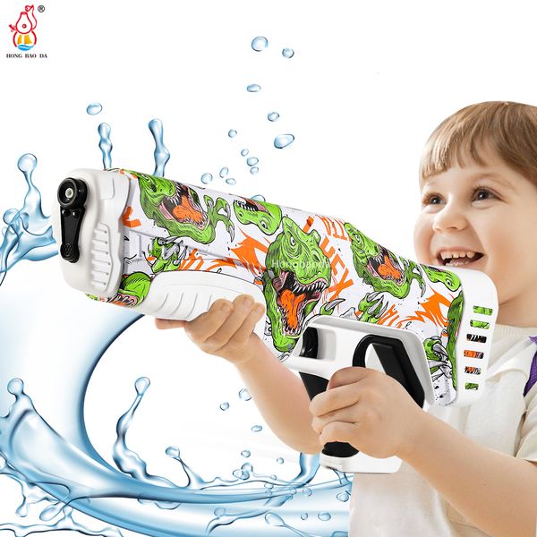 Gun Toys Dinosaur Electric Water Toy Bool Play Play играет на открытом воздухе высокое давление для Kid Summer 230729