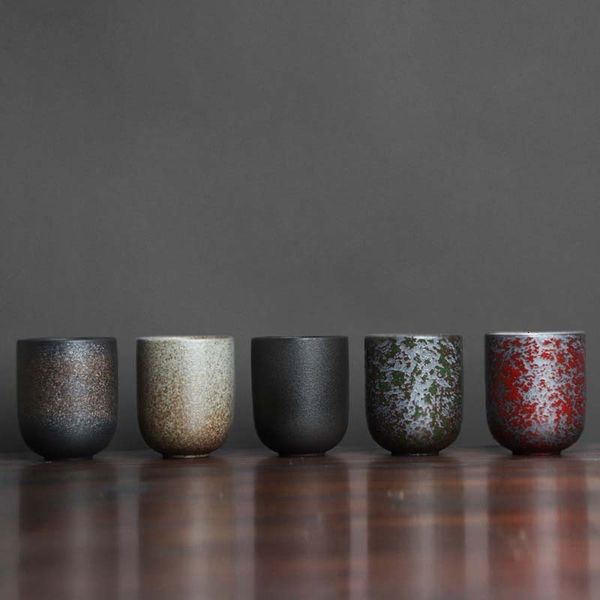 Tazze 1 pz 3 pz Stile giapponese Tazza di caffè in ceramica Porcellana Personal Ceramica singola Tazze da tè Bicchieri Vino Boccale Acqua Commercio all'ingrosso 230729