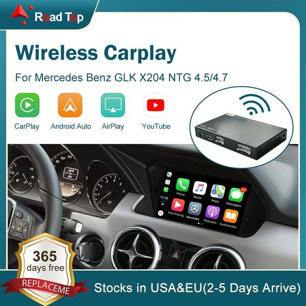 Беспроводная CarPlay для Mercedes Benz GLK 2013-2015 с Android Auto Mirror Link Airplay Functions308H