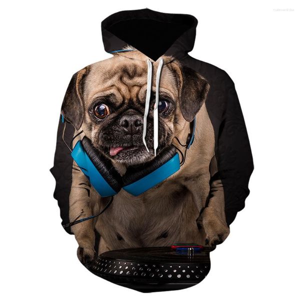 Herren Hoodies 2023 und Damen Hoodie Langarm Sweatshirt Unisex Haustier Hund Frühling 3D-Druck Pullover Sportanzug Harajuku Tops