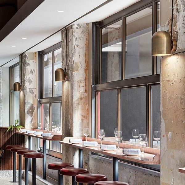 Duvar Lambası Lüks Oturma Odası Hafif Villa Stüdyo Tasarımcısı Bakır Restoran Yatak Odası Başucu Bar Masa