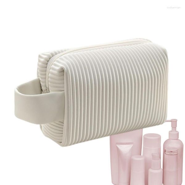 Aufbewahrungstaschen Reise Kulturbeutel Kosmetiktasche Wasserdichter Organizer Tragbarer Make-up-Koffer für Shampoo Frauen Toilettenartikel Geschenke