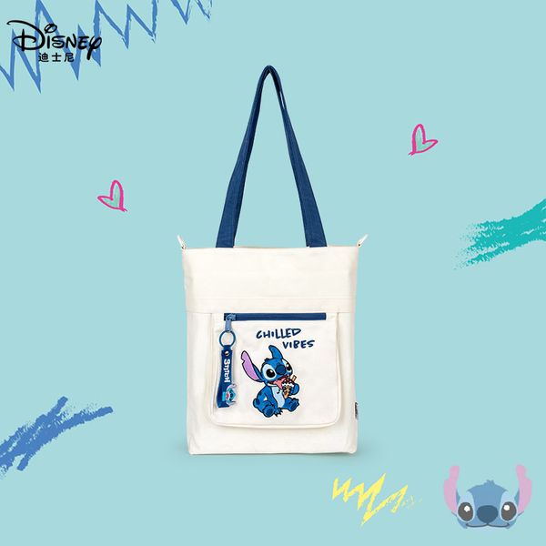 Bolsa de ombro fashion bege de alta qualidade boneca de pelúcia Cartoon tote bag Bolsa de fibra de poliéster 28*34*8cm grande capacidade de compras