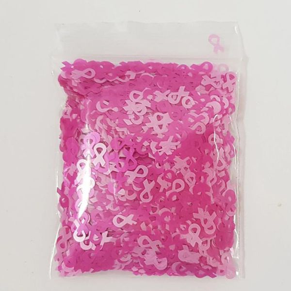 Unha Glitter 1 Saco 50g Fita Rosa Cancro da Mama Confetti PRENHOS Mistura de Glitter Fita Rosa para Nail Art Câncer de Mama Fita Rosa Glitter hgU6767 230729